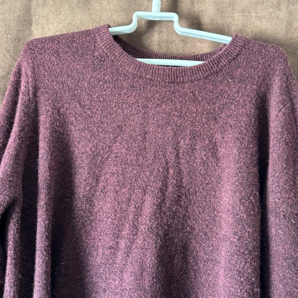 Old Navy Burgundy‎ Cozy Knit Crew Neck Sweater Size XXL